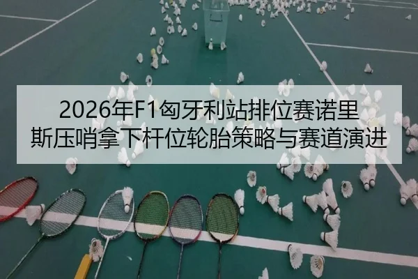 2026年F1匈牙利站排位赛诺里斯压哨拿下杆位轮胎策略与赛道演进
